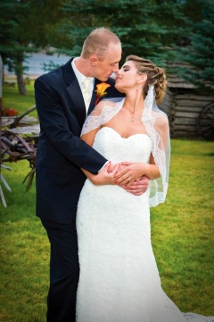Formal Pose of Bride and Groom
