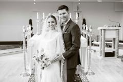 Bride and Groom Posing