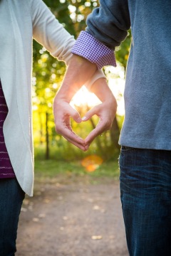 Engagement Photos at Sunset