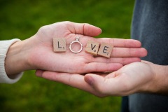 Engagement Photo with Ring