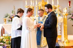 Ring Exchange at a Catholic Wedding