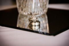 Wedding Rings on Mirror