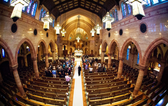 Wedding photography at Holy Ghost Catholic Church