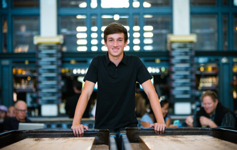 Elliott's senior pictures at Union Station