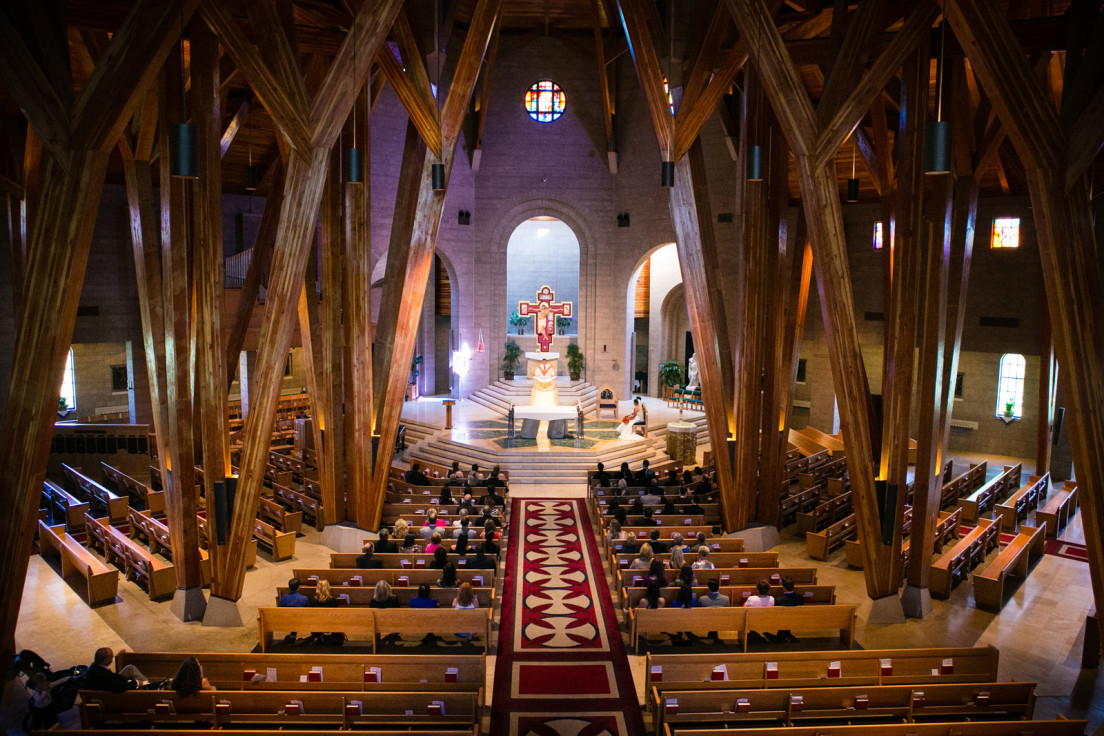Catholic wedding service in Aurora