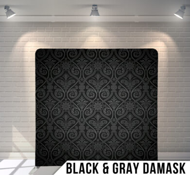 Black & Gray Damask
