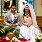 Bride and Groom in Church
